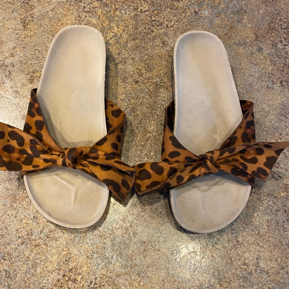 Leopard Sandals